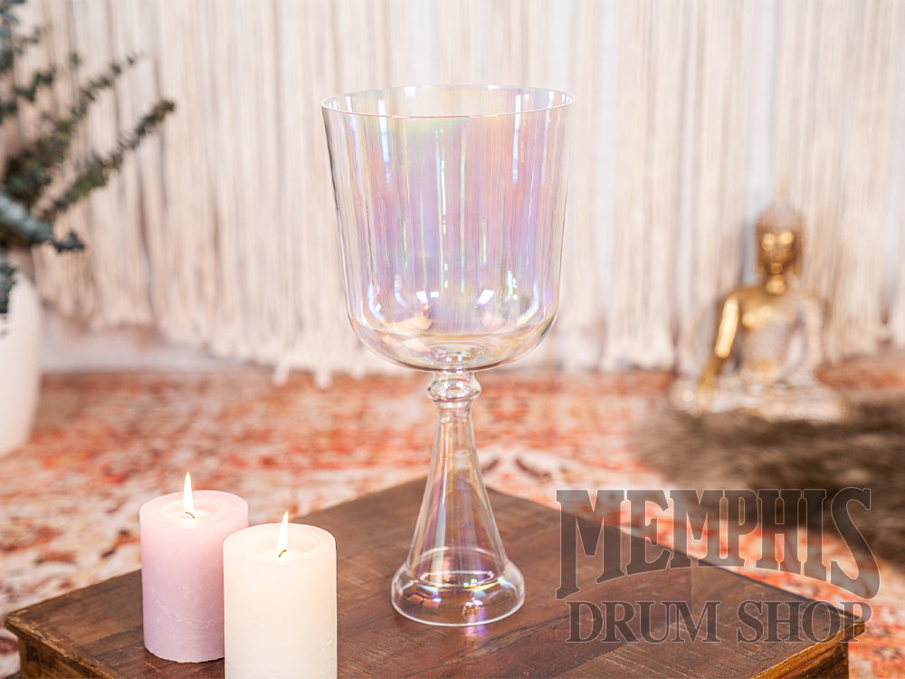 Meinl Sonic Energy Crystal Singing Chalice 7", Clear, Crown Chakra