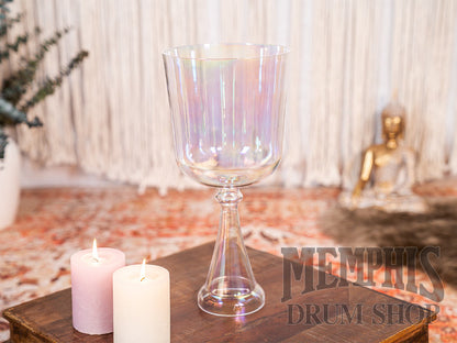 Meinl Sonic Energy Crystal Singing Chalice 7", Clear, Crown Chakra