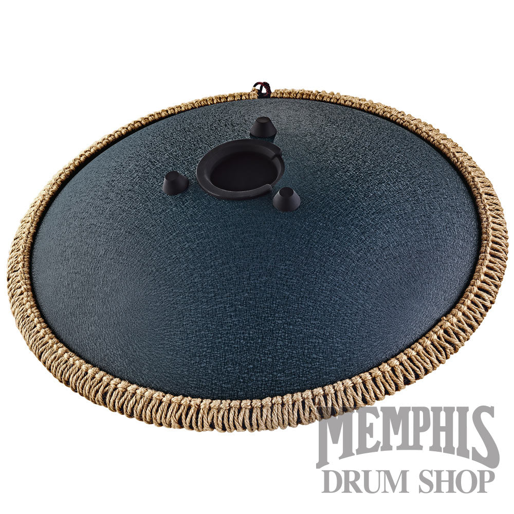 Meinl Octave Steel Tongue Drum D Amara Floral Design - Navy Blue