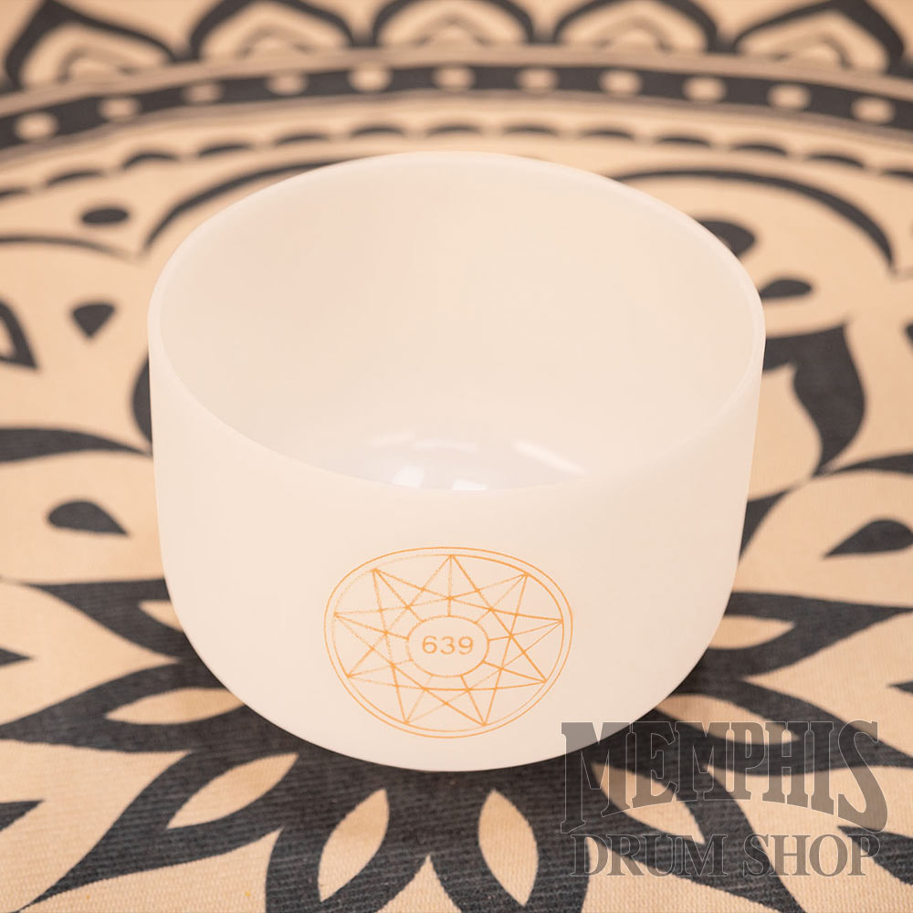 Meinl Sonic Energy Solfeggio Crystal Singing Bowl 10", Fa 639 Hz, Note D#4