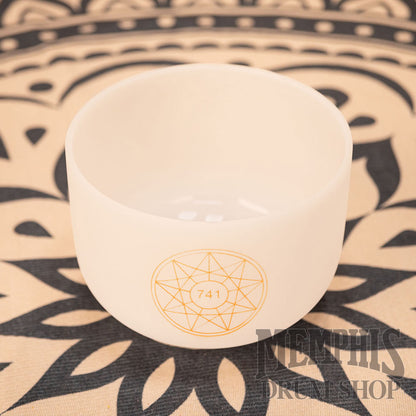 Meinl Sonic Energy Solfeggio Crystal Singing Bowl 10", Sol 741 Hz, Note F#4