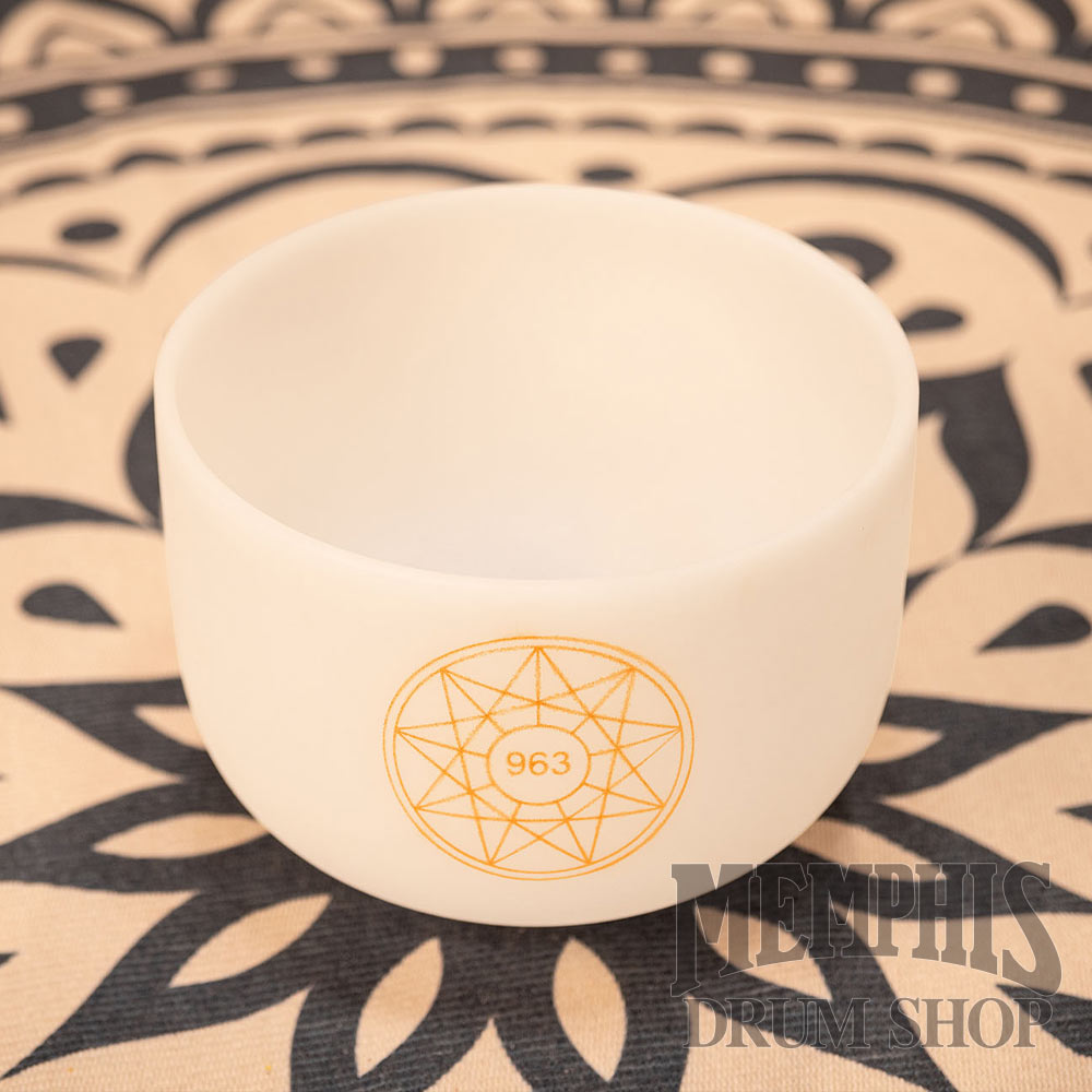 Meinl Sonic Energy Solfeggio Crystal Singing Bowl 10", 963 Hz, Note B4