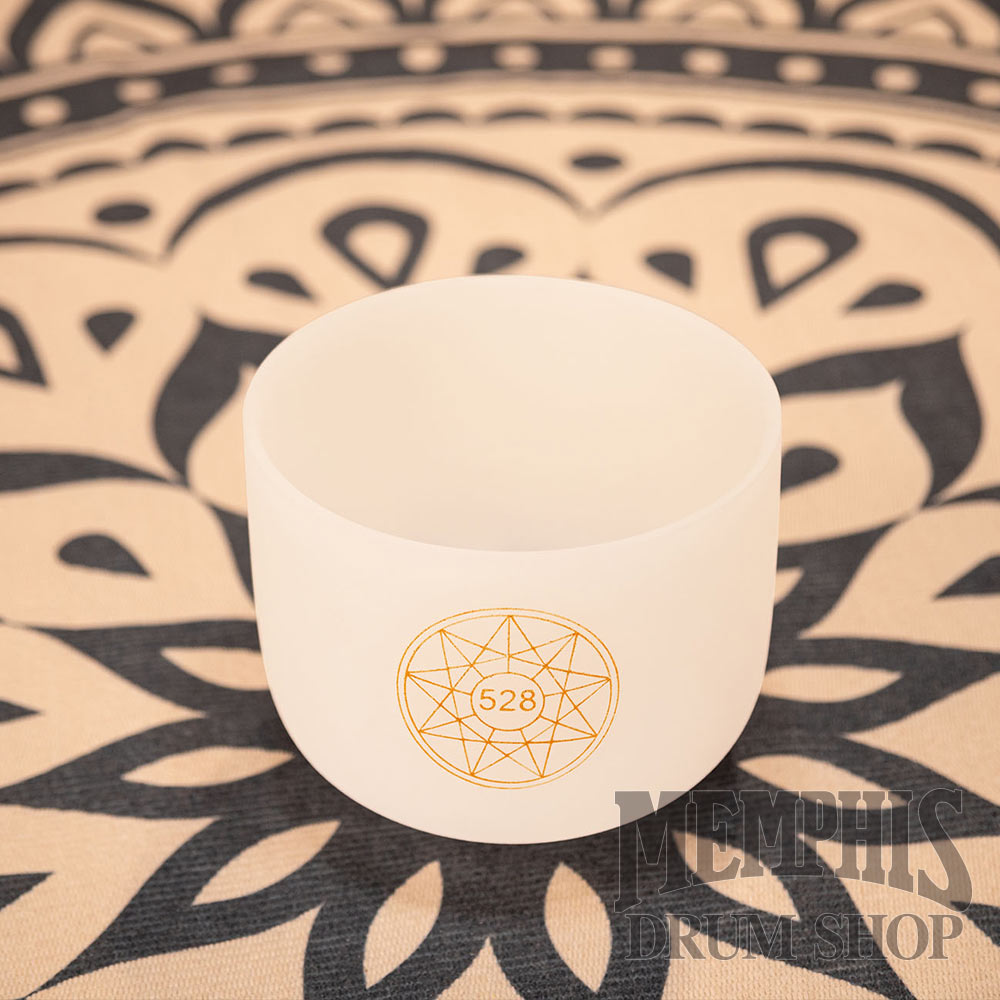 Meinl 8" Solfeggio Crystal Singing Bowl, Mi 528 Hz