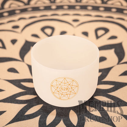 Meinl 8" Solfeggio Crystal Singing Bowl, Mi 528 Hz