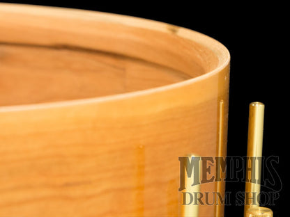 Noble & Cooley 14x7 Solid Shell Classic Cherry Snare Drum - Natural Gloss