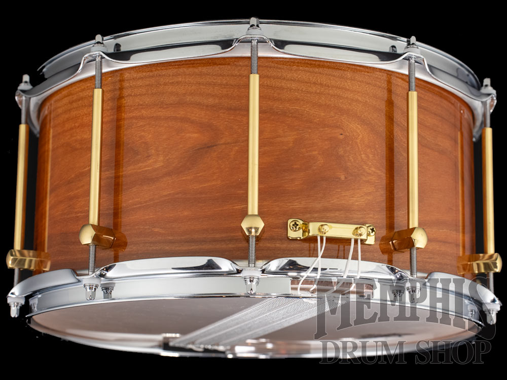 Noble & Cooley 14x7 Solid Shell Classic Cherry Snare Drum - Natural Gloss