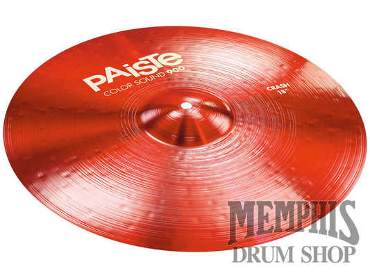 Paiste 18" Color Sound 900 Red Crash Cymbal