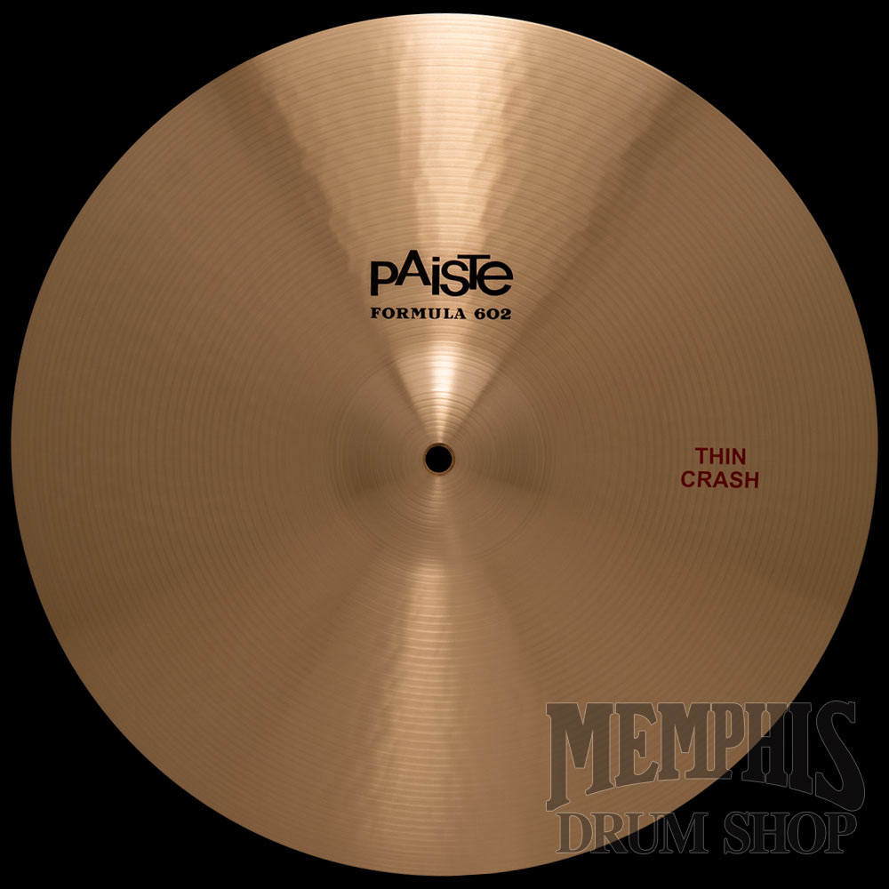 Paiste 17" Formula 602 Thin Crash Cymbal