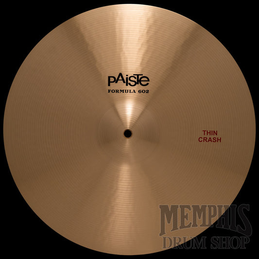 Paiste 17" Formula 602 Thin Crash Cymbal