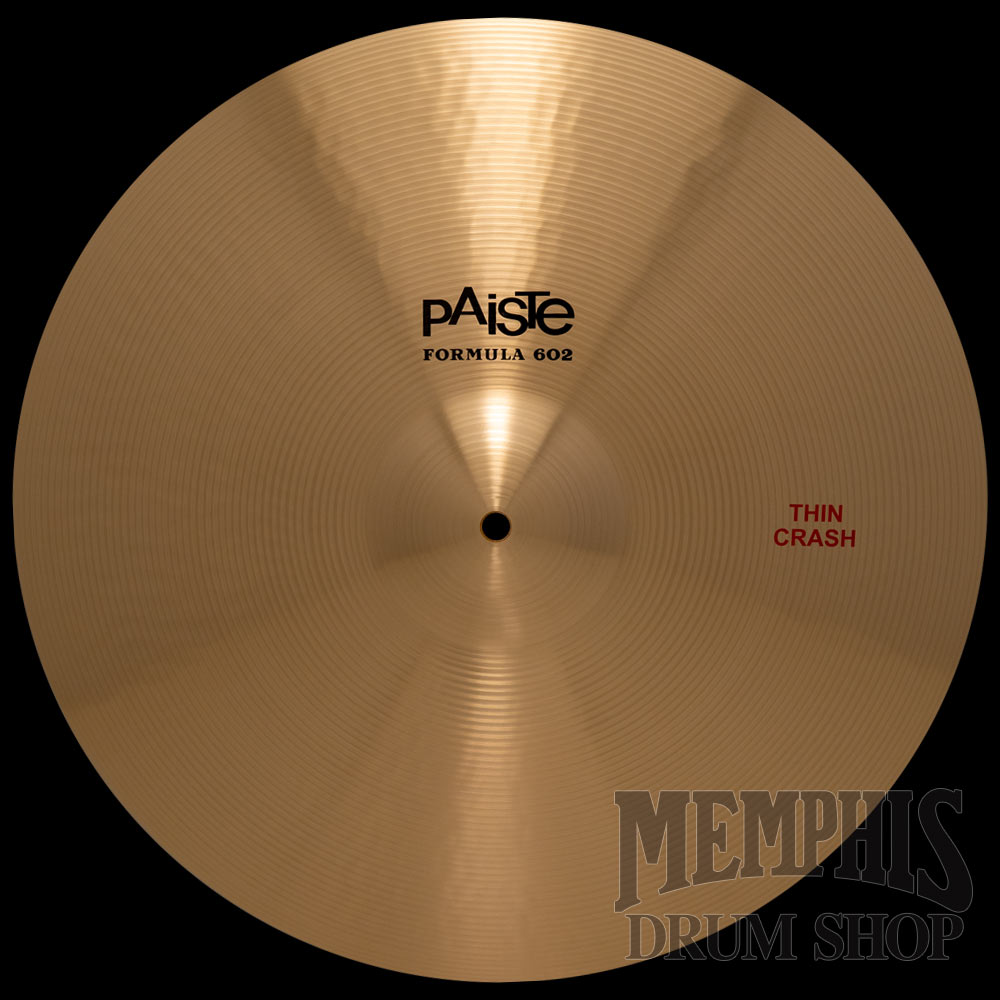 Paiste 18" Formula 602 Thin Crash Cymbal