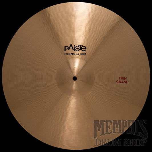 Paiste 19" Formula 602 Thin Crash Cymbal