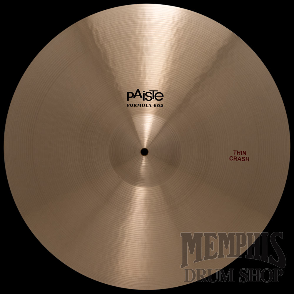 Paiste 22" Formula 602 Thin Crash Cymbal