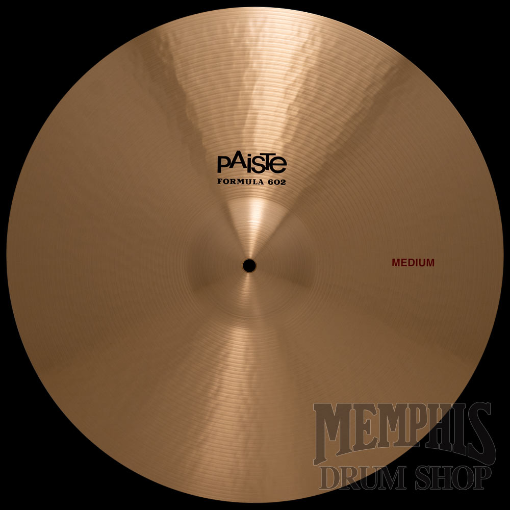 Paiste 20" Formula 602 Medium Crash Cymbal