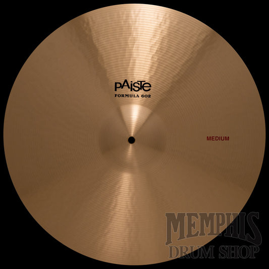 Paiste 20" Formula 602 Medium Crash Cymbal