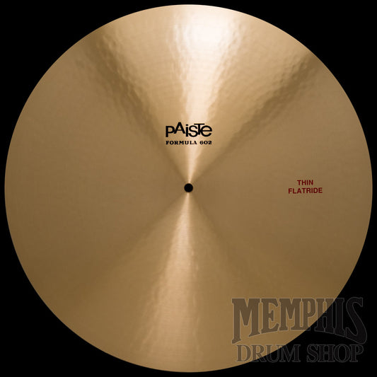 Paiste 22" Formula 602 Thin Flat Ride Cymbal