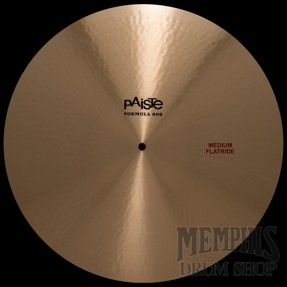 Paiste 20" Formula 602 Medium Flat Ride Cymbal