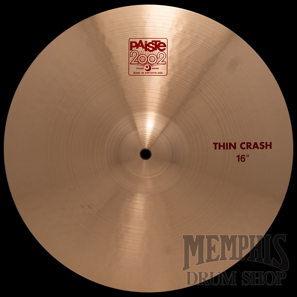 Paiste 16" 2002 Thin Crash Cymbal