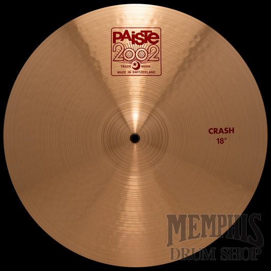 Paiste 18" 2002 Crash Cymbal