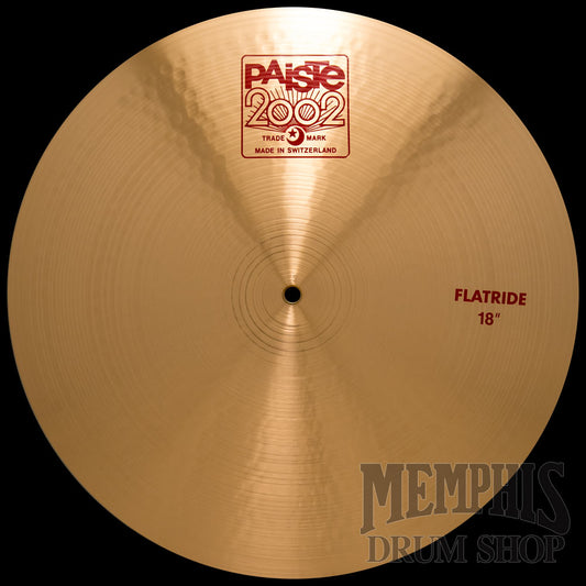 Paiste 18" 2002 Flat Ride Cymbal
