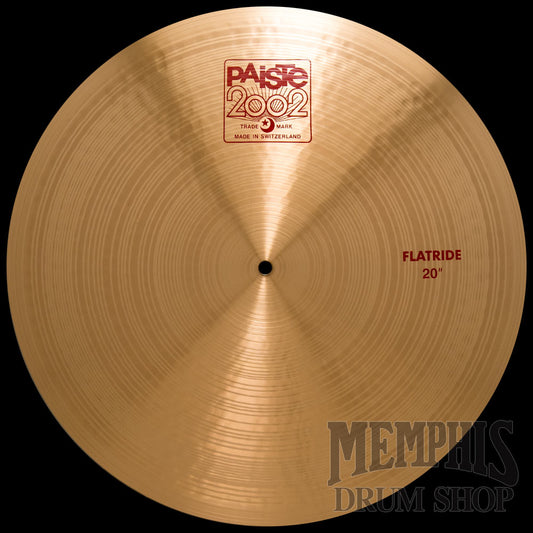 Paiste 20" 2002 Flat Ride Cymbal