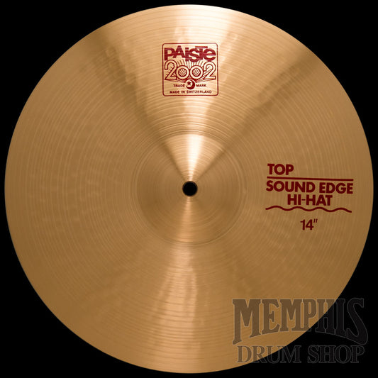 Paiste 14" 2002 Sound Edge Hi-Hat Top Cymbal