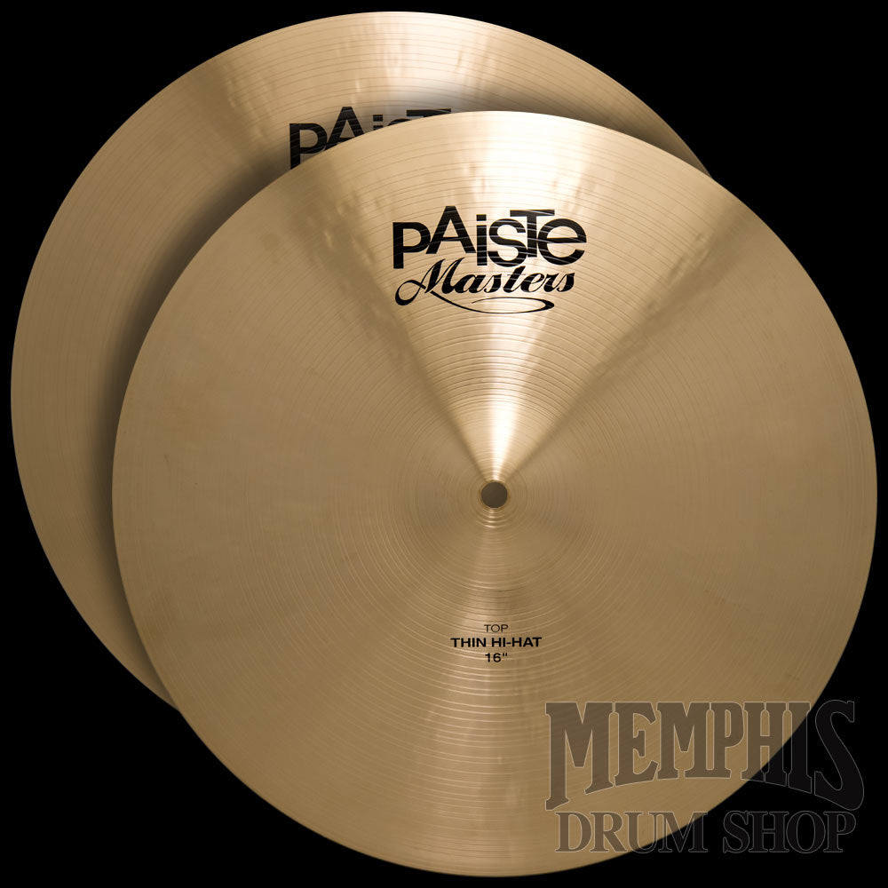 Paiste 16" Masters Thin Hi-Hats