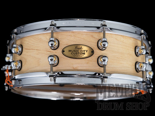 Pearl 14x5 Music City Custom Solid Maple Snare Drum