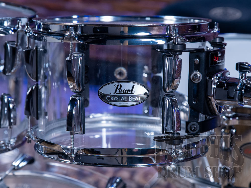 Pearl Crystal Beat Acrylic Drum Set 22/10/12/16 - Ultra Clear
