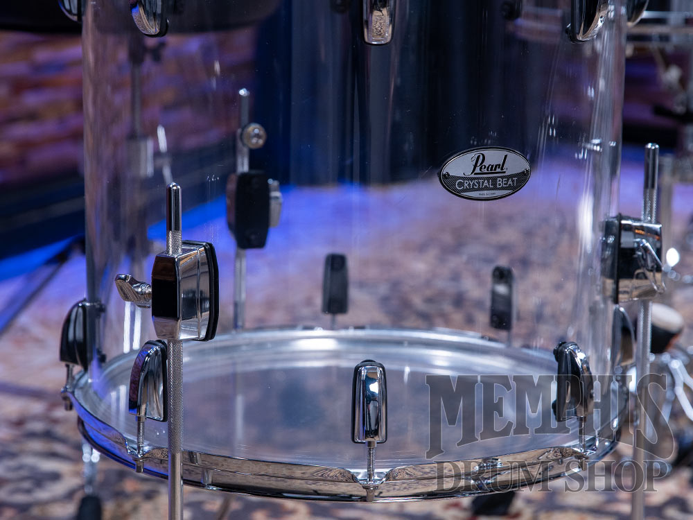 Pearl Crystal Beat Acrylic Drum Set 22/10/12/16 - Ultra Clear