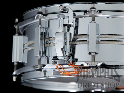 Pearl 14x5 Duoluxe Chrome Over Brass Snare Drum