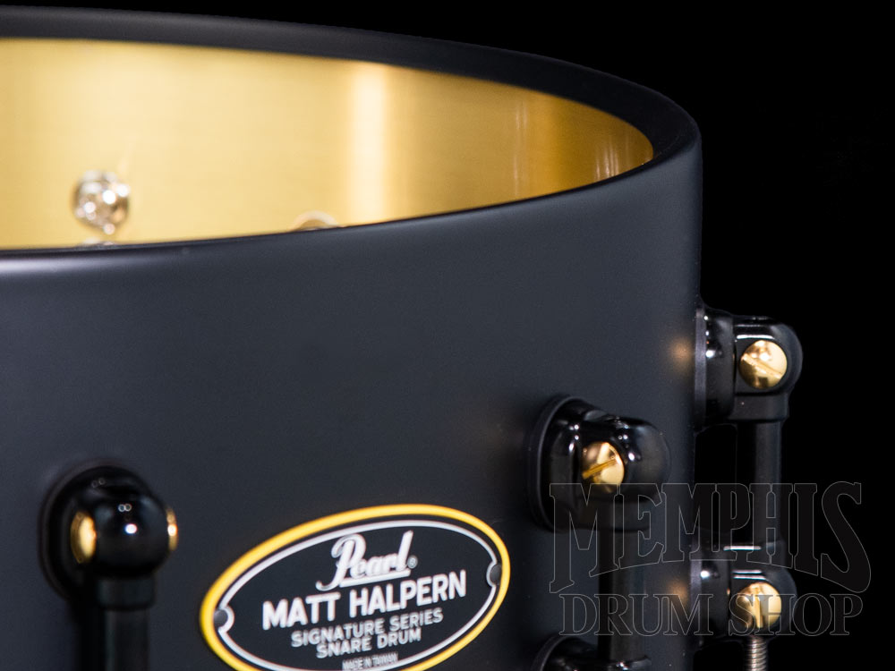 Pearl 14x6 Matt Halpern Signature Brass Snare Drum