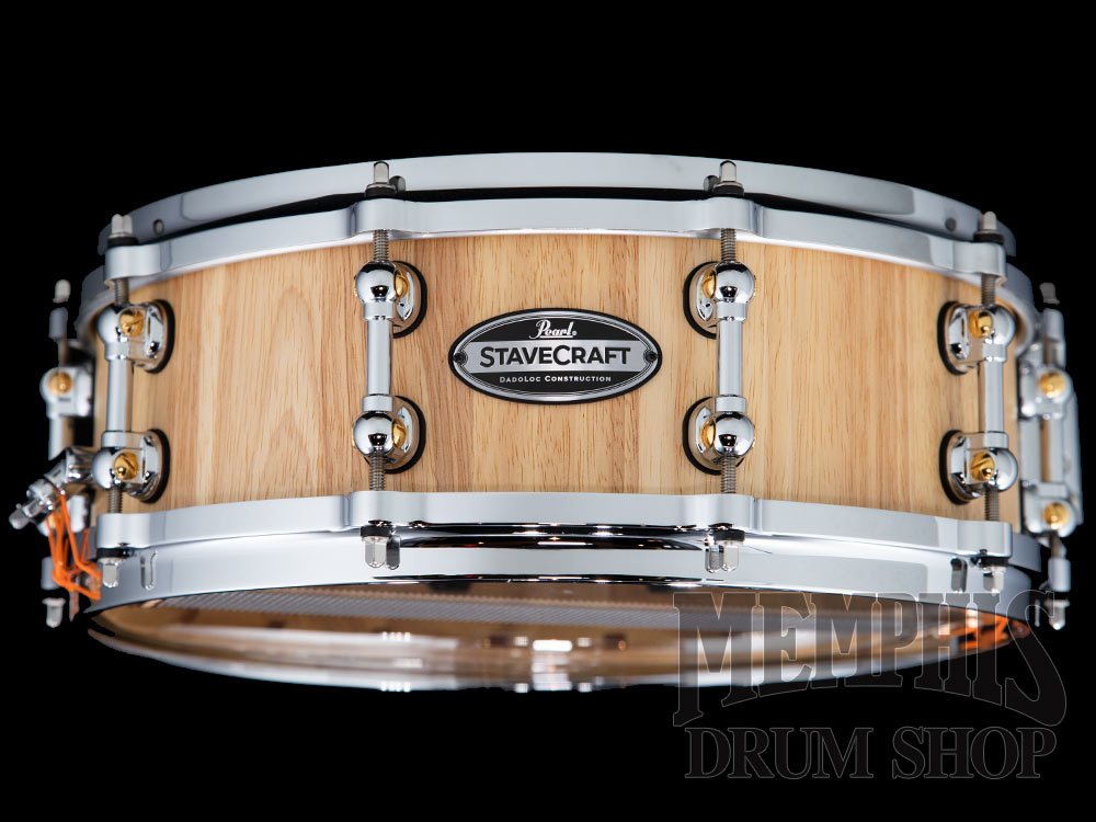 Pearl 14x5 Stavecraft Thai Oak Snare Drum