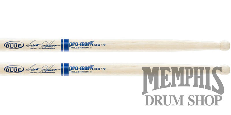 Promark Hickory Scott Johnson Snare Wood Tip Drumsticks