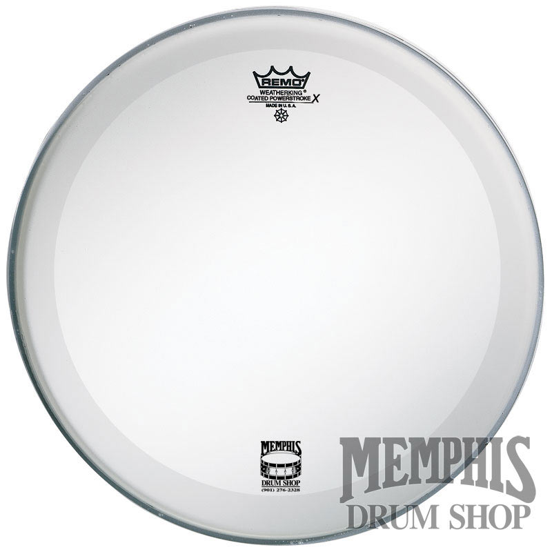 Remo Coated Powerstroke X 14" Drumhead - Coated Dot On Top