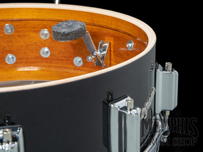 Rogers 14x5 Dyna-Sonic Snare Drum with Beavertail Lugs - Black Gloss Lacquer
