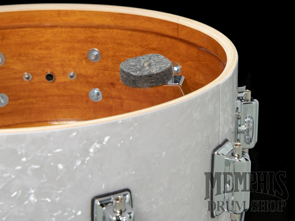 Rogers 14x6.5 Dyna-Sonic Snare Drum with Beavertail Lugs - White Marine Pearl