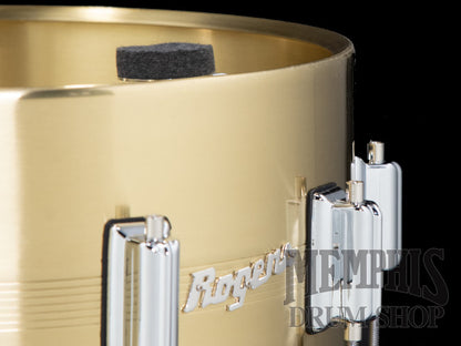 Rogers 14x6.5 Dyna-Sonic 7-Line Brass Snare Drum