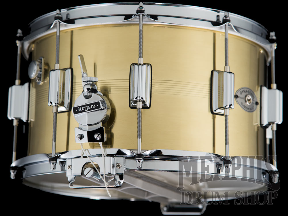 Rogers 14x8 Dyna-Sonic B7 Brass Snare Drum