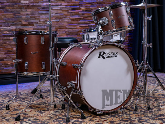Rogers Cleveland Drum Set 20/12/14 - Satin Dark Mahogany