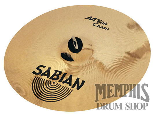 Sabian 16" AA Thin Crash Cymbal