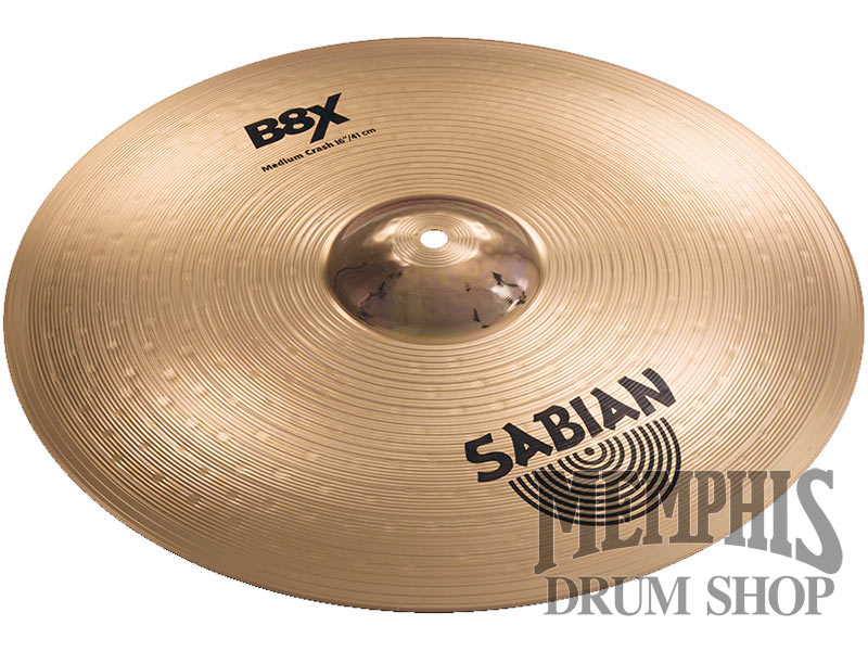 Sabian 16" B8X Medium Crash Cymbal
