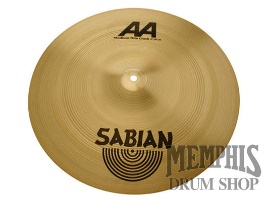 Sabian 18" AA Medium-Thin Crash Cymbal - Brilliant