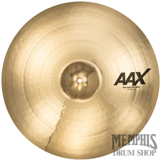 Sabian 21" AAX Raw Bell Dry Ride Cymbal - Brilliant