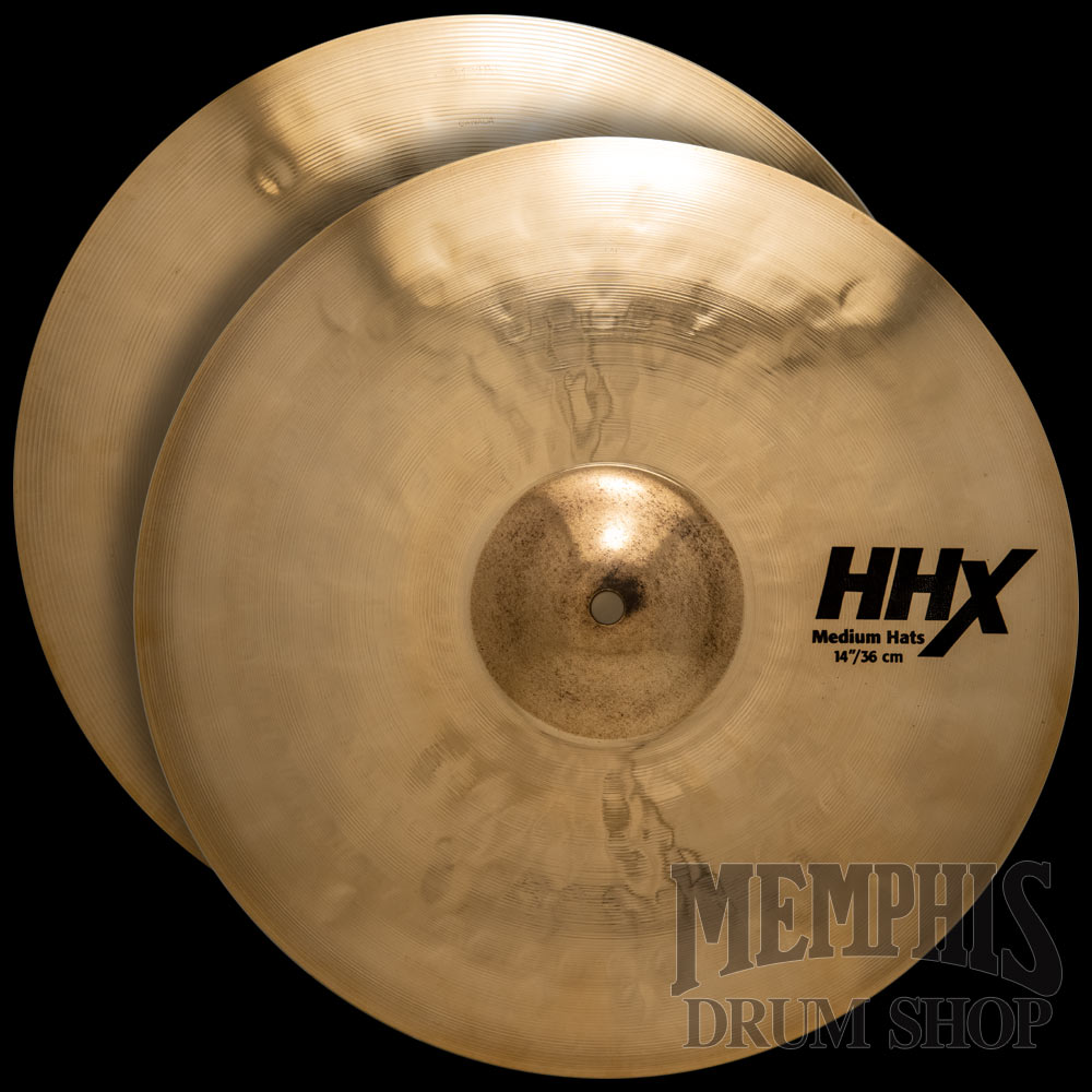 Sabian 14" HHX Medium Hi-Hats - Brilliant