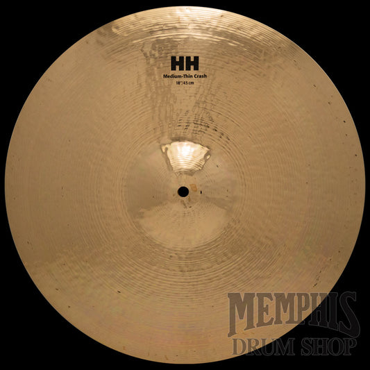 Sabian 18" HH Medium-Thin Crash Cymbal - Brilliant
