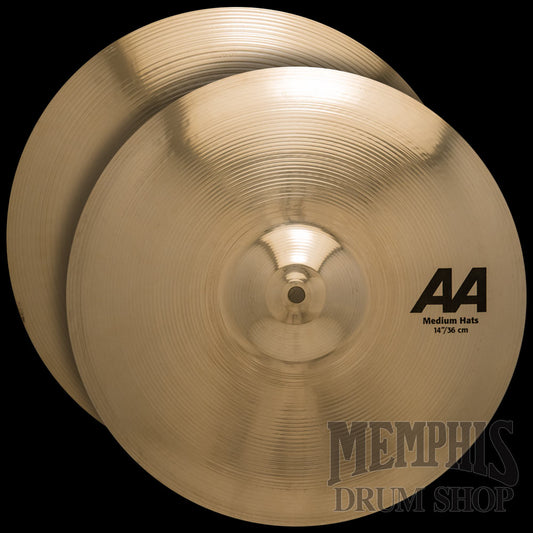 Sabian 14" AA Medium Hi-Hats - Brilliant
