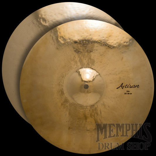 Sabian 15" Artisan Hi-Hats - Brilliant