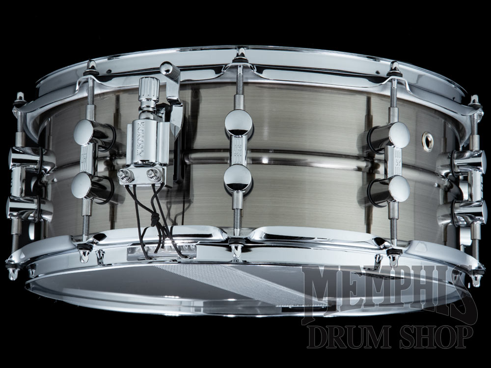 Sonor 14x5.75 Kompressor Series Black Nickel Plated Brass Snare Drum