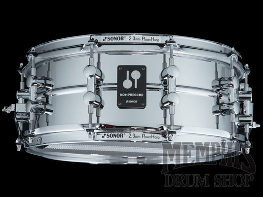 Sonor 14x5.75 Kompressor Series Chrome Plated Steel Snare Drum