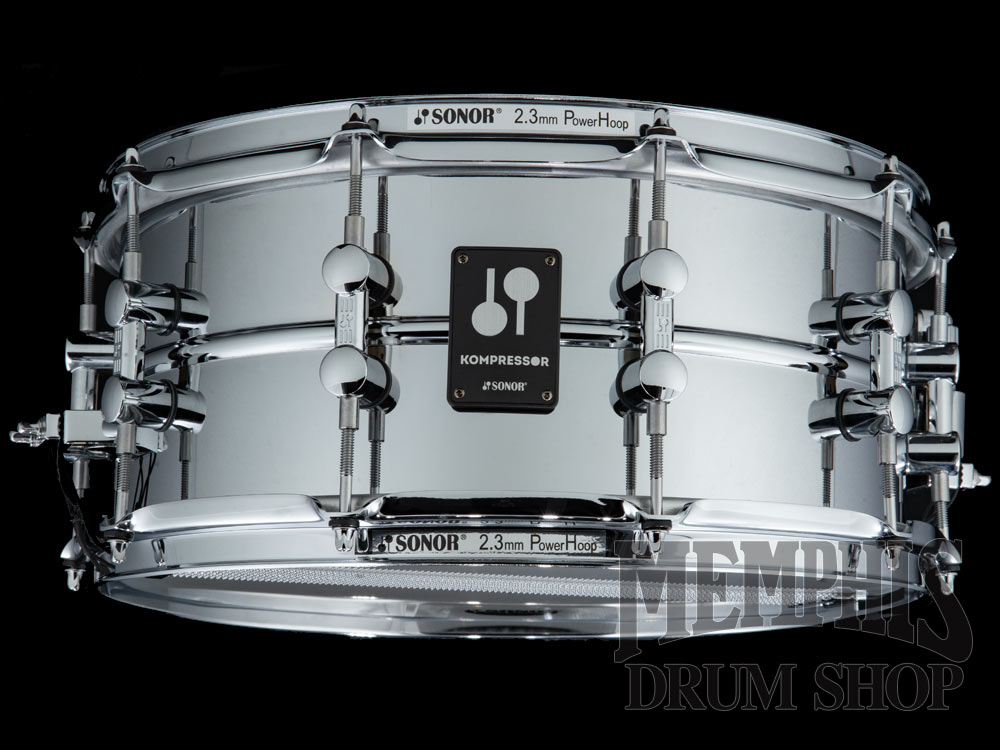 Sonor 14x6.5 Kompressor Series Chrome Plated Steel Snare Drum